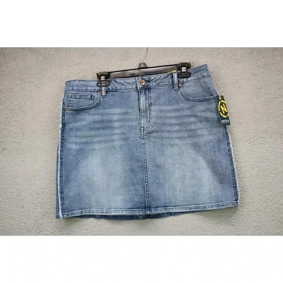 Nautica Jeans Co. Women's Stretch Denim Skirt-Size 14-New w/Tags-32" - Picture 1 of 12